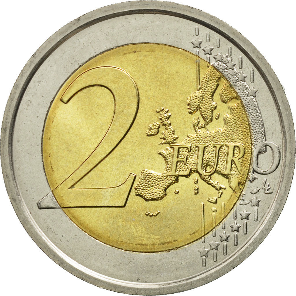 VATICAN CITY, 2 Euro, 2010, MS(65-70), Bi-Metallic, KM:389