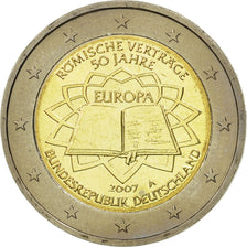 GERMANY - FEDERAL REPUBLIC, 2 Euro, Traité de Rome 50 ans, 2007, MS(63)