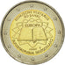 GERMANY - FEDERAL REPUBLIC, 2 Euro, Traité de Rome 50 ans, 2007, MS(63)