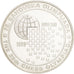 YUGOSLAVIA, 150 Dinara, 1990, KM #147, MS(65-70), Silver, 17.00