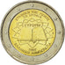 Griekenland, 2 Euro, Traité de Rome 50 ans, 2007, UNC-, Bi-Metallic, KM:216