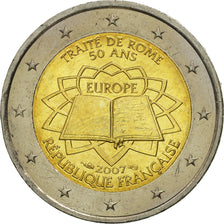 Frankreich, 2 Euro, Traité de Rome 50 ans, 2007, UNZ, Bi-Metallic, KM:1460