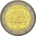 Slovenia, 2 Euro, Traité de Rome 50 ans, 2007, MS(63), Bi-Metallic