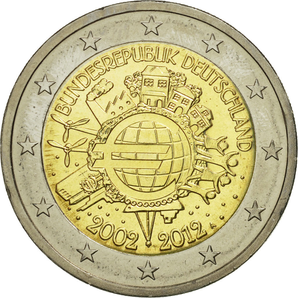 Allemagne, 2 Euro, €uro 2002-2012, 2012, SPL, Bi-Metallic