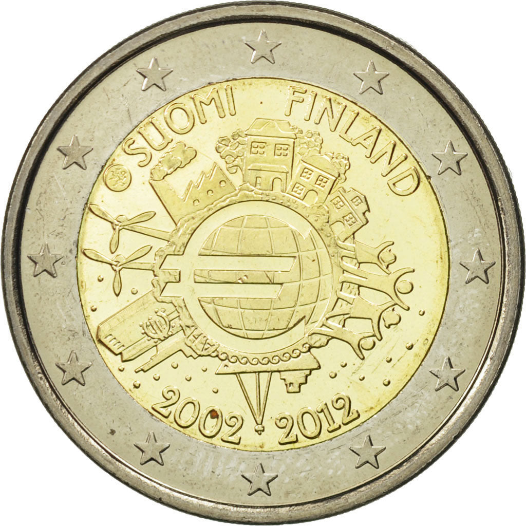 Finland, 2 Euro, €uro 2002-2012, 2012, MS(63), Bi-Metallic