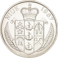 Moneda, Niue, Elizabeth II, 50 Dollars, 1987, FDC, Plata, KM:6