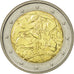 Italy, 2 Euro, Human Rights, 2008, MS(63), Bi-Metallic, KM:301