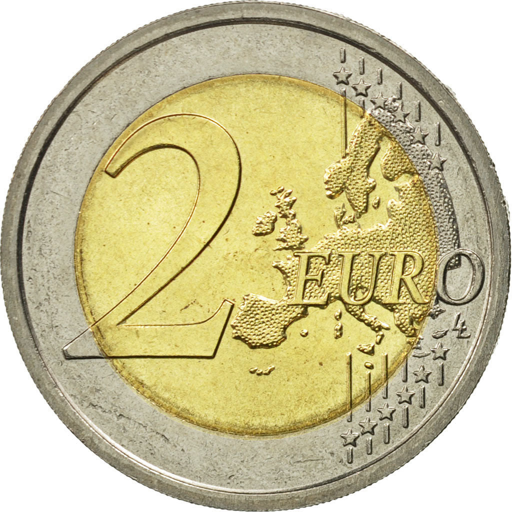 Italy, 2 Euro, Human Rights, 2008, MS(63), Bi-Metallic, KM:301