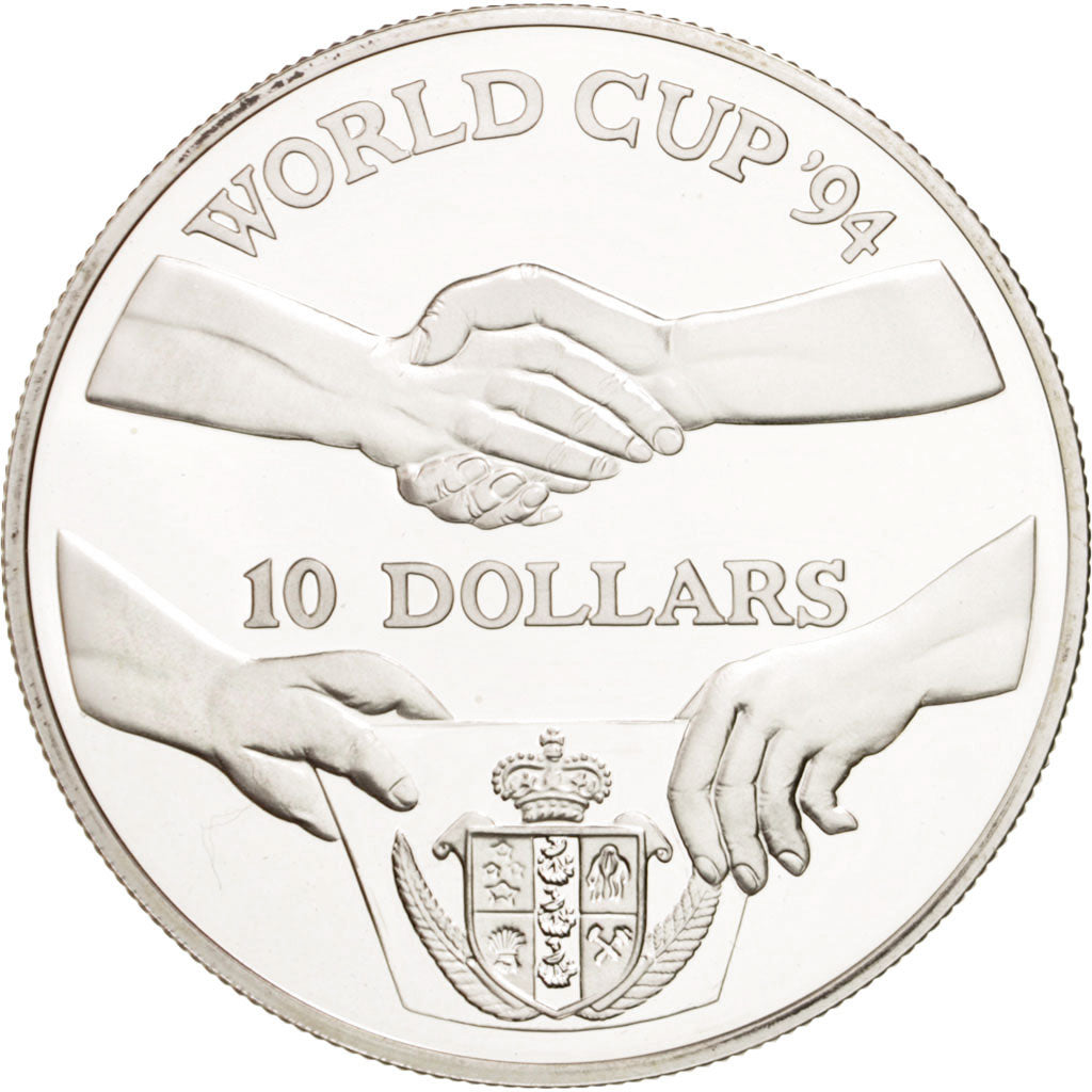 Münze, Niue, Elizabeth II, 10 Dollars, 1991, STGL, Silber, KM:59
