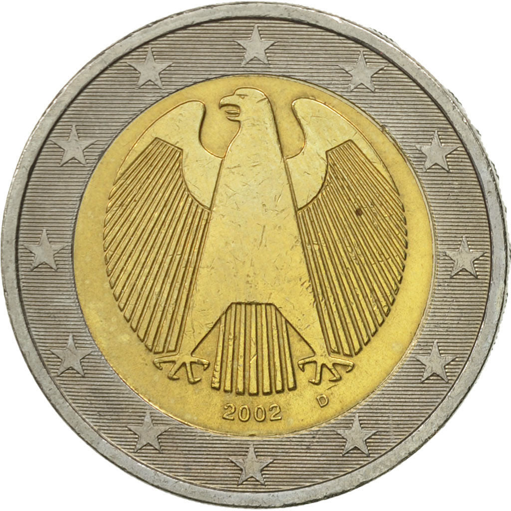 République fédérale allemande, 2 Euro, 2002, SUP, Bi-Metallic, KM:214