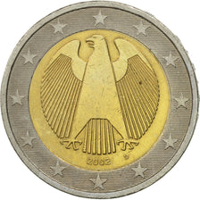 ALEMANIA - REPÚBLICA FEDERAL, 2 Euro, 2002, EBC, Bimetálico, KM:214