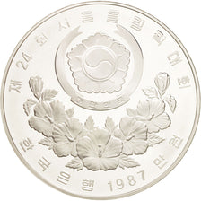 KOREA-SOUTH, 10000 Won, 1987, KM #62, MS(65-70), Silver, 40, 33.61