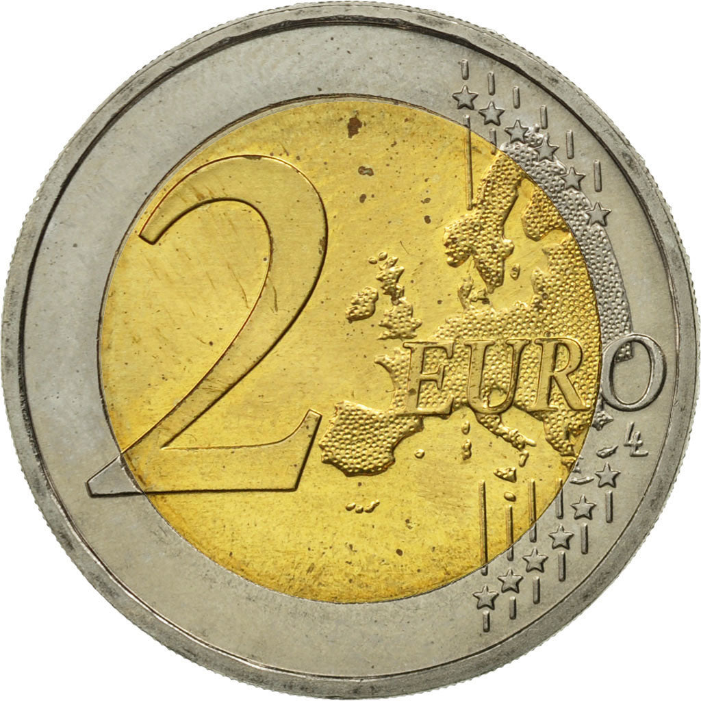 GERMANY - FEDERAL REPUBLIC, 2 Euro, Mecklembourg, 2007, MS(60-62), Bi-Metallic
