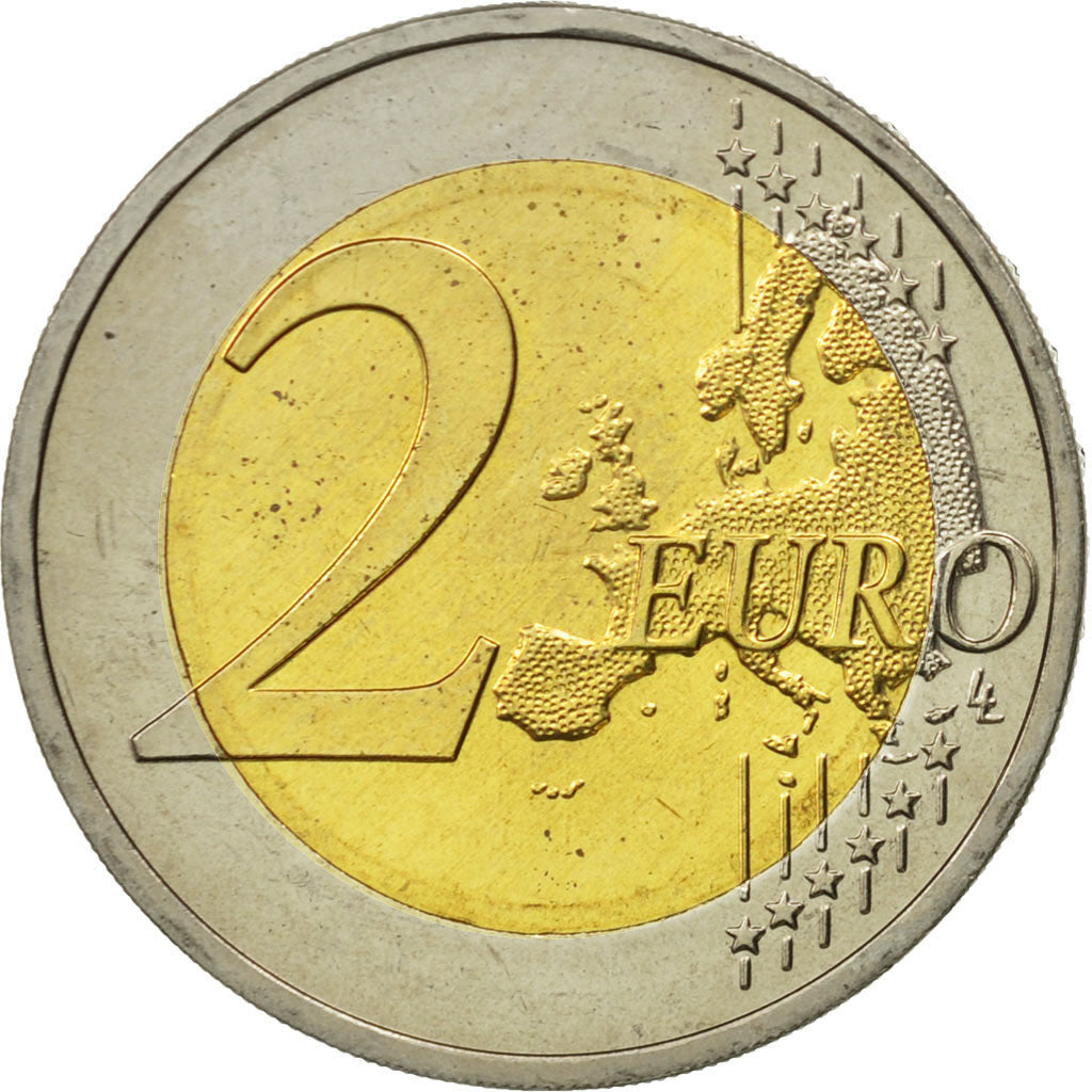 Niemcy - RFN, 2 Euro, Mecklembourg, 2007, Stuttgart, AU(55-58), Bimetaliczny