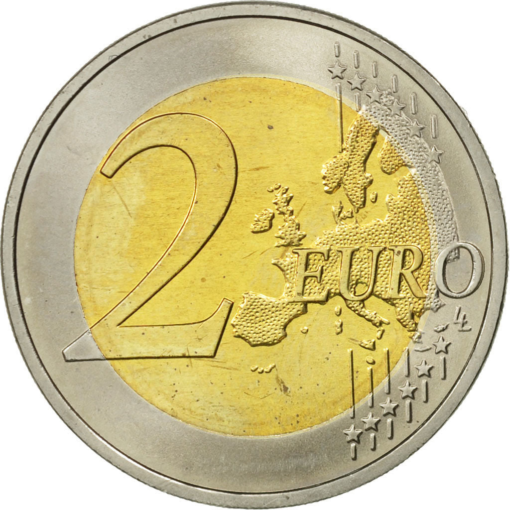 GERMANY - FEDERAL REPUBLIC, 2 Euro, Mecklembourg, 2007, AU(55-58), Bi-Metallic