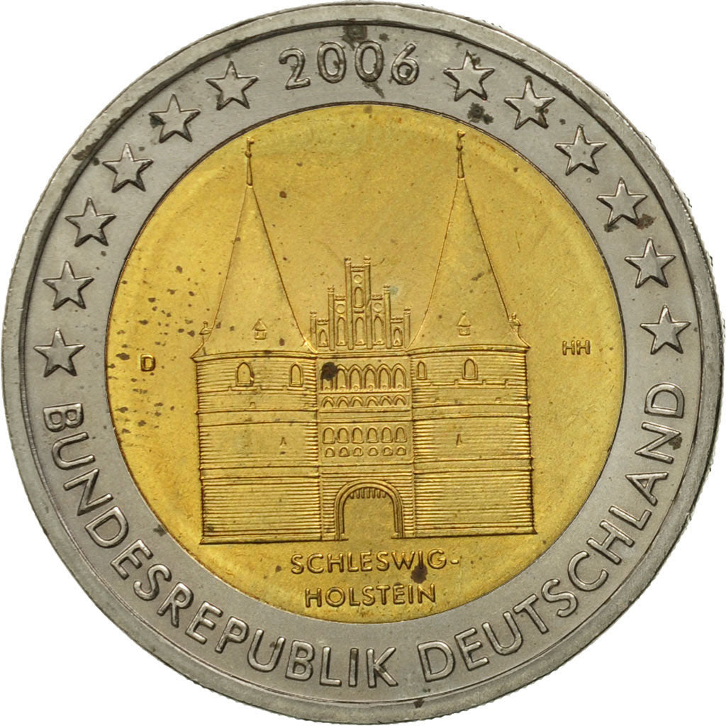 GERMANIA - REPUBBLICA FEDERALE, 2 Euro, Schleswig-Holstein, 2006, SPL-