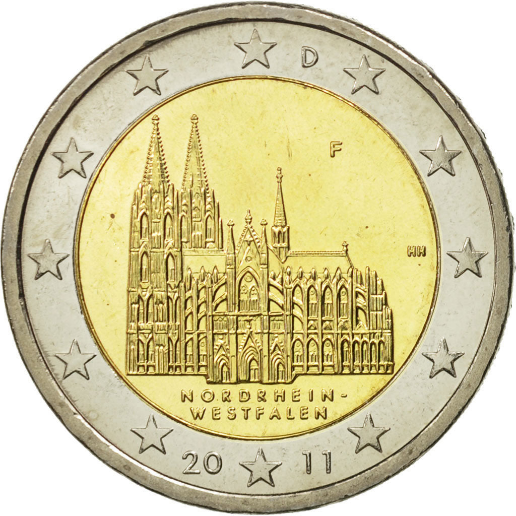 République fédérale allemande, 2 Euro, R N W, 2011, SPL, Bi-Metallic, KM:293