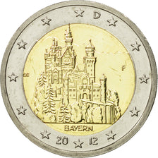République fédérale allemande, 2 Euro, BAYERN, 2012, SPL, Bi-Metallic, KM:305