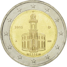 Deutschland, 2 Euro, Hessen, 2015, UNZ, Bi-Metallic