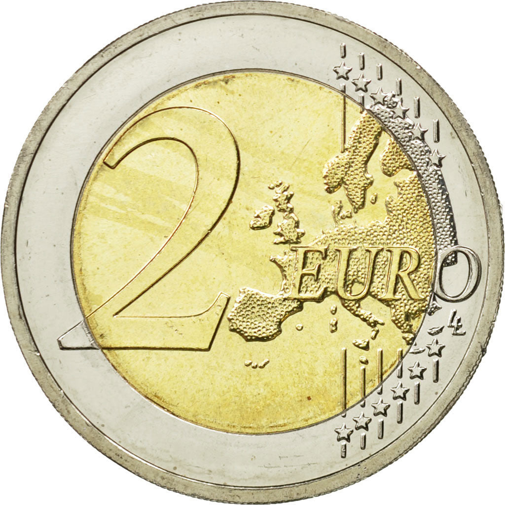 Germany, 2 Euro, Hessen, 2015, MS(63), Bi-Metallic