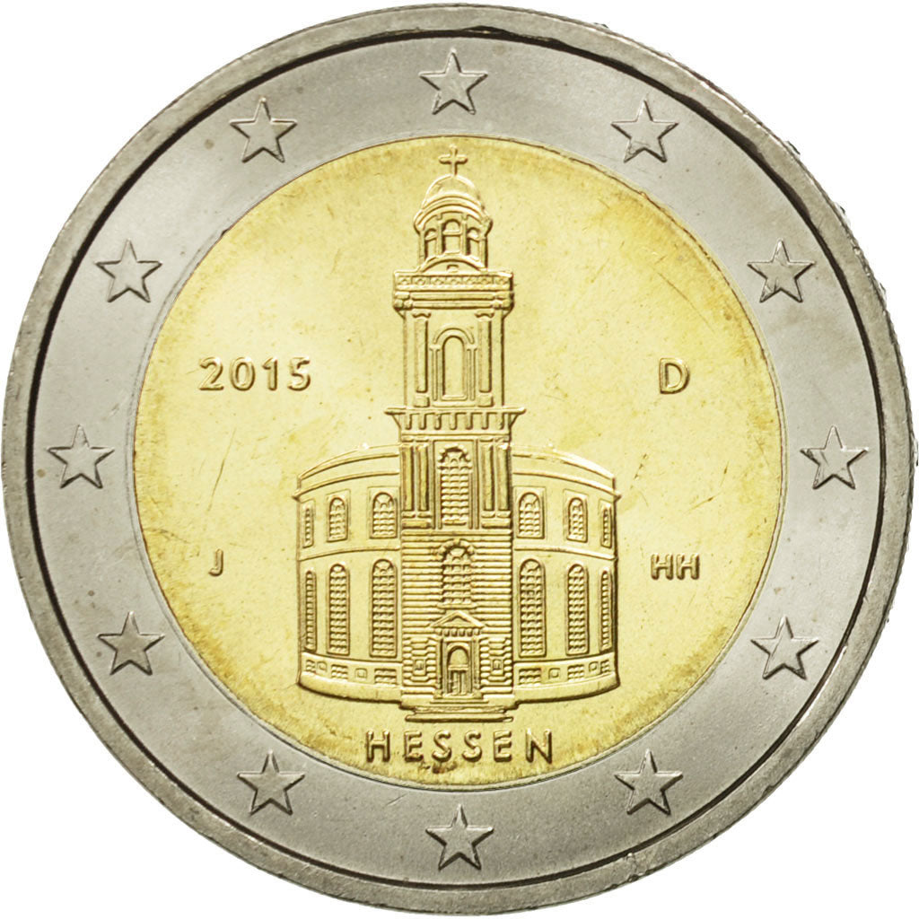 Allemagne, 2 Euro, Hessen, 2015, SPL, Bi-Metallic