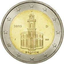 Deutschland, 2 Euro, Hessen, 2015, UNZ, Bi-Metallic