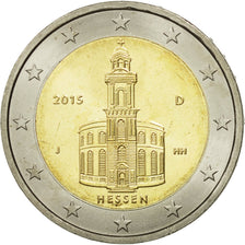 Allemagne, 2 Euro, Hessen, 2015, SPL, Bi-Metallic
