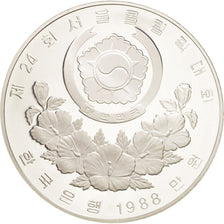 Munten, KOREA - ZUID, 10000 Won, 1988, FDC, Zilver, KM:75