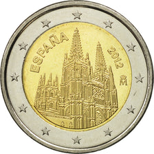 Spanje, 2 Euro, Burgos, 2012, UNC, Bi-Metallic, KM:1254