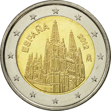 Spain, 2 Euro, Burgos, 2012, MS(64), Bi-Metallic, KM:1254