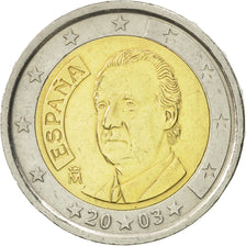 Spain, 2 Euro, 2003, MS(60-62), Bi-Metallic, KM:1047