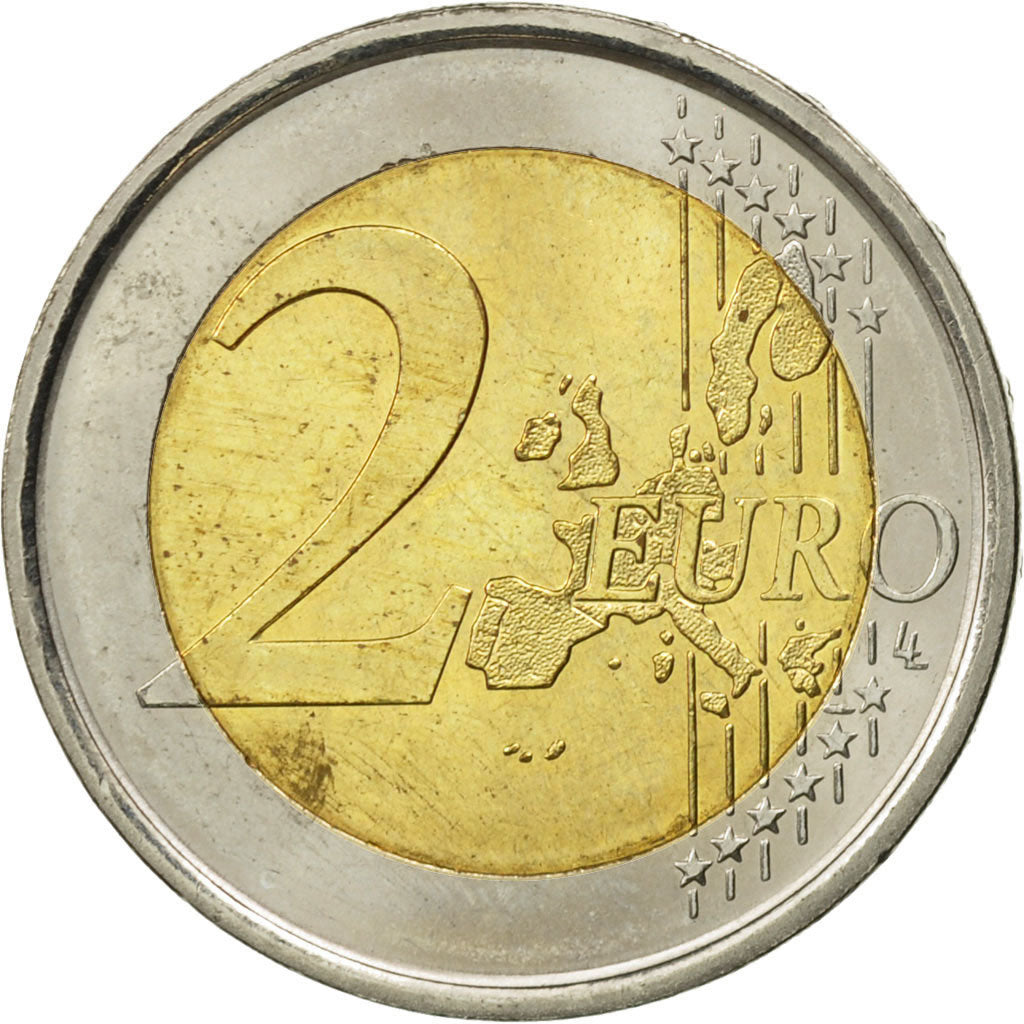 Spain, 2 Euro, Don Quichotte, 2005, AU(55-58), Bi-Metallic, KM:1063