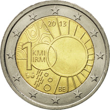 Belgien, 2 Euro, Institut Météorologique, 2013, UNZ+, Bi-Metallic