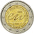 België, 2 Euro, UE, 2010, PR, Bi-Metallic, KM:289