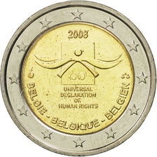 Belgique, 2 Euro, Human Rights, 2008, SPL, Bi-Metallic, KM:248