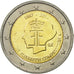 Bélgica, 2 Euro, Queen Elizabeth, 2012, SC, Bimetálico