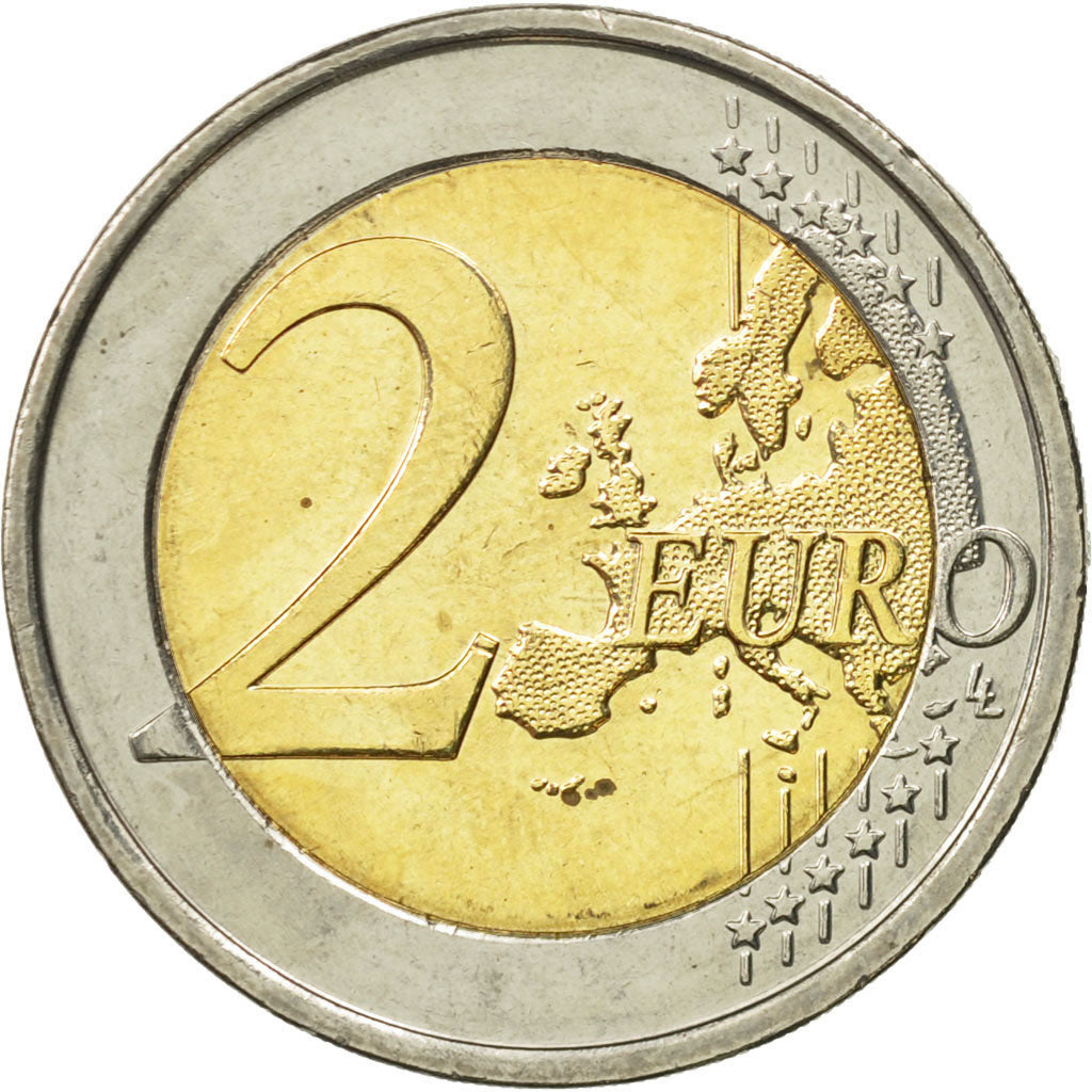 Belgium, 2 Euro, Louis Braille, 2009, MS(63), Bi-Metallic, KM:288