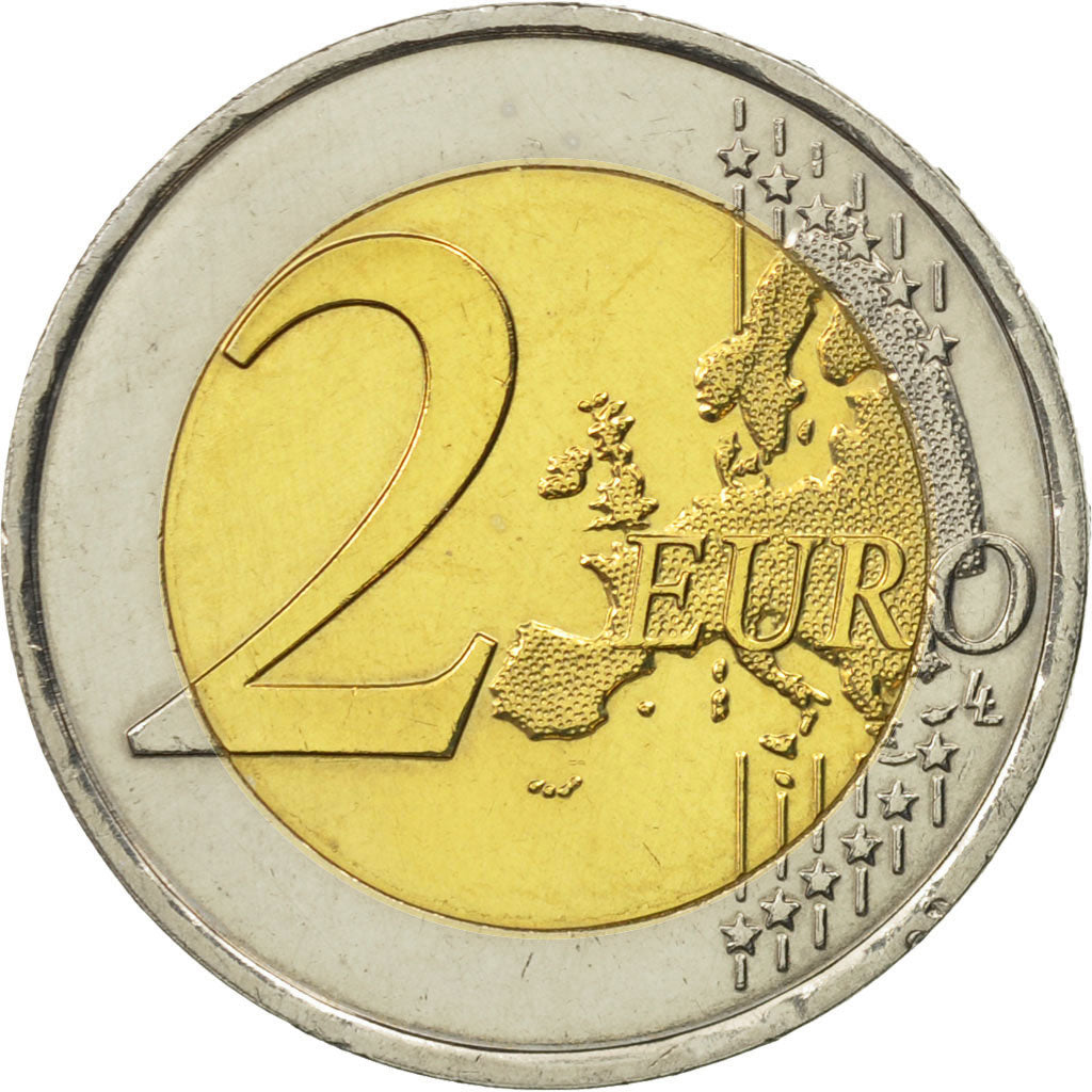 Luxembourg, 2 Euro, 2007, MS(60-62), Bi-Metallic, KM:93