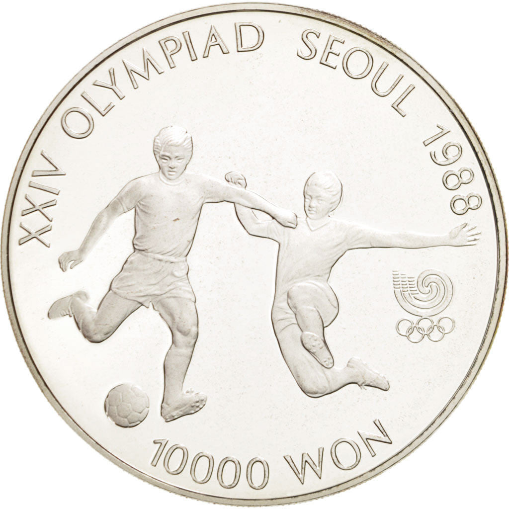 Coin, KOREA-SOUTH, 10000 Won, 1988, MS(65-70), Silver, KM:77