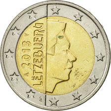 Luxembourg, 2 Euro, 2013, AU(55-58), Bi-Metallic