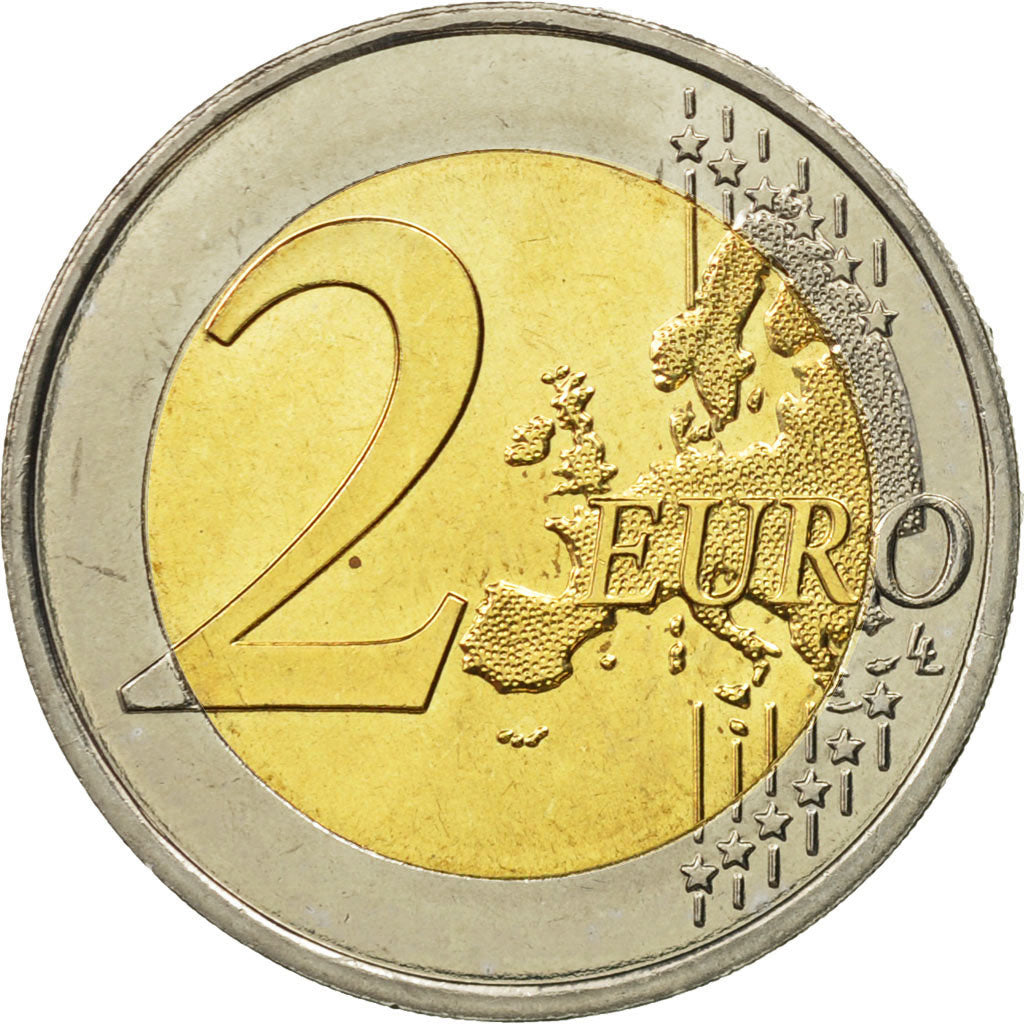 Luxembourg, 2 Euro, Colmar-Berg, 2008, MS(63), Bi-Metallic, KM:96