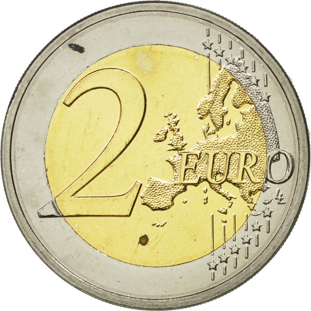 Luxembourg, 2 Euro, Prince wedding, 2012, MS(63), Bi-Metallic, KM:120