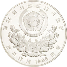 KOREA-SOUTH, 10000 Won, 1986, KM #56, MS(65-70), Silver, 40, 33.61