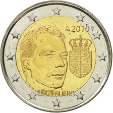 Luxembourg, 2 Euro, Grand-Duc Henri, 2010, MS(63), Bi-Metallic, KM:115