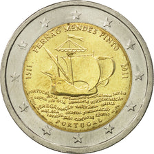 Portugal, 2 Euro, Fernao Mendes Pinto, 2011, MS(63), Bi-Metallic, KM:804