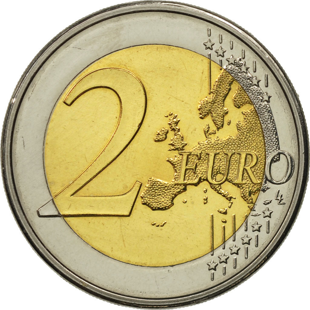 Slovenia, 2 Euro, France Prešeren, 2007, SPL, Bi-metallico, KM:75