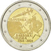 Slovenia, 2 Euro, Barbara de Celje, 2014, MS(63), Bi-Metallic