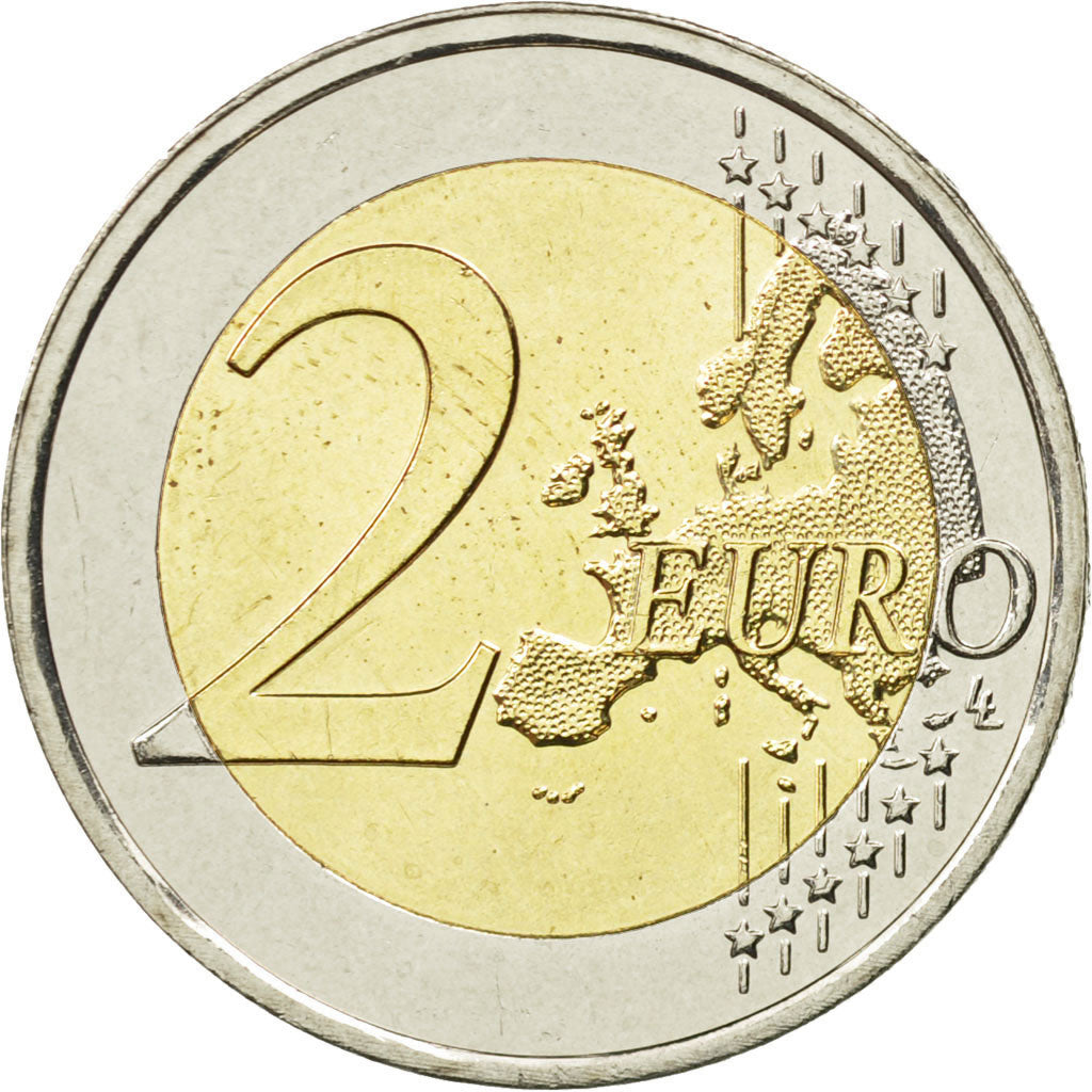Holandia, 2 Euro, Foundation, 2013, Utrecht, MS(63), Bimetaliczny