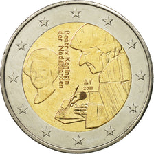 Netherlands, 2 Euro, Erasme, 2011, MS(63), Bi-Metallic