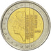Netherlands, 2 Euro, 2002, AU(55-58), Bi-Metallic, KM:241